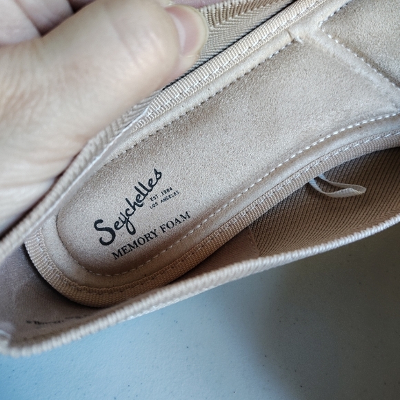 Seychelles Women's Tippy Wide Memory Foam Splendor Knit Flats Sz 9.5W Neutral - Picture 5 of 9